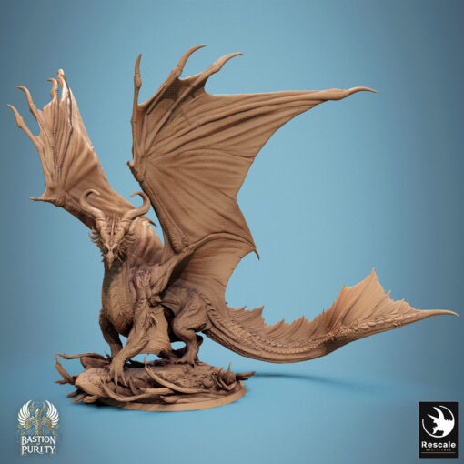 Bastion of Purity OldBronze Dragon Stand 01