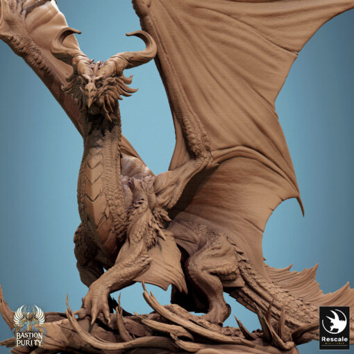 Bastion of Purity OldBronze Dragon Stand 05