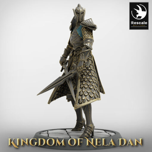 Elf Soldier DualSword Stance Helmet 01 1