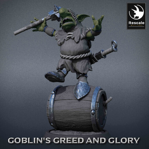 Goblin Monk A Barrel Bomb 01 02 New