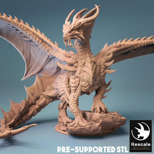 Gold dragon 1 Render TPL