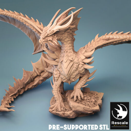 Gold dragon 3 Render TPL