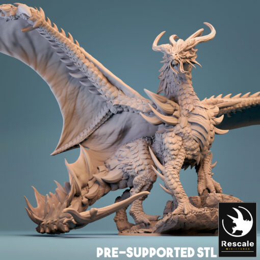 Gold dragon 4 Render TPL