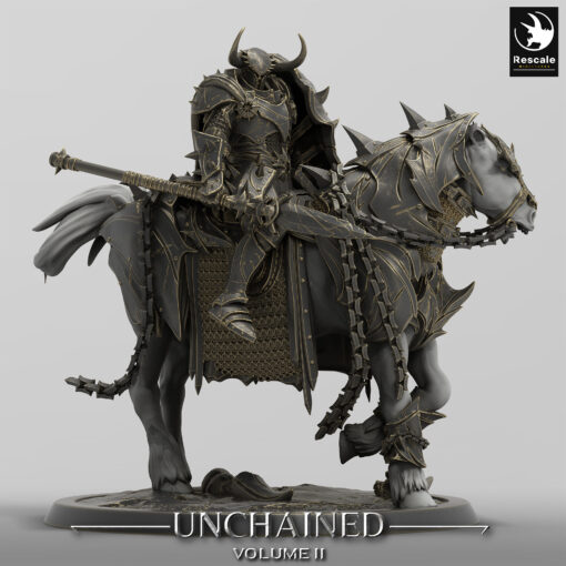 unchained horse load rider 03 5453 lighting al