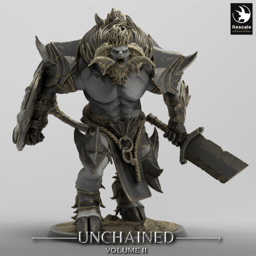 unchained minotaur cry 01 02 sword 4992 lighting al