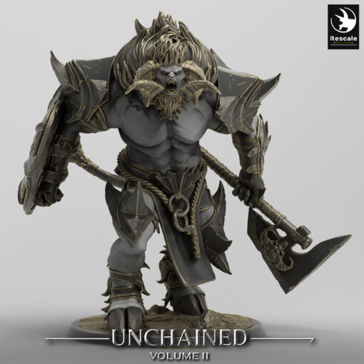 unchained minotaur cry 02 axe 4993 lighting al