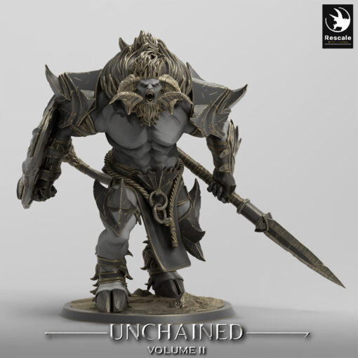 unchained minotaur cry 02 spear 4994 lighting al