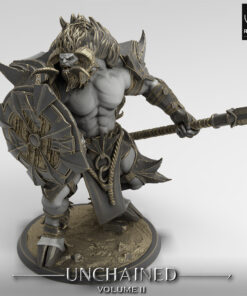 unchained minotaur guard spear 03 5010 lighting al